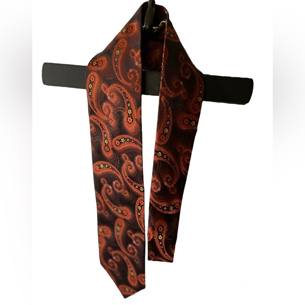 Italian Pavone Silk Tie